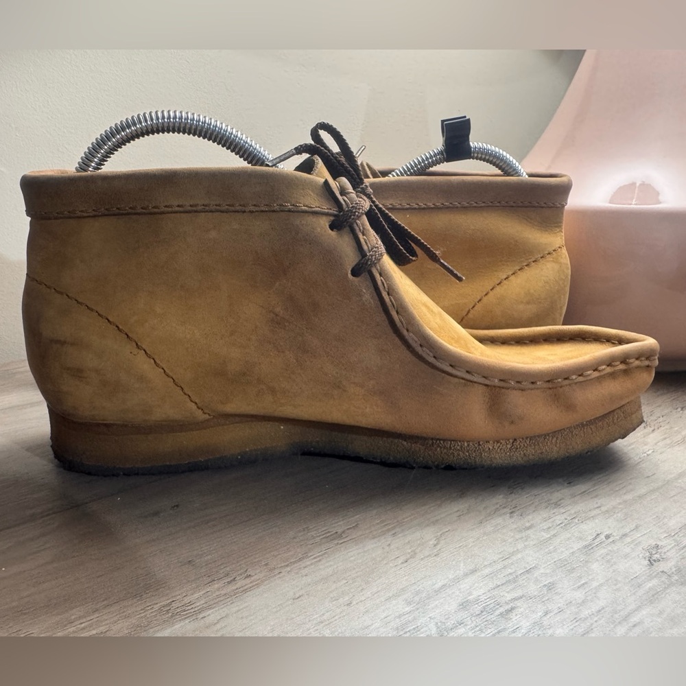 Clarks Men's Chukka Boots Suede Leather, Brown, Size 9.5 - Picture 7 of 9